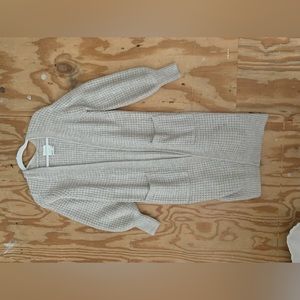 Cream cardigan-long